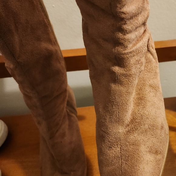 Vintage faux suede boho boots - Picture 4 of 5